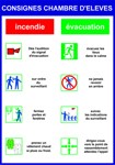 Consignes chambre d’élèves