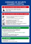 Consignes chambre d’hôpital