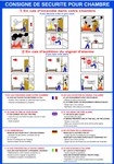 Consignes de sécurité BD 4 langues