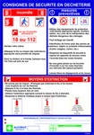 Consignes de sécurité déchèterie
