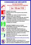 Consignes de sécurité habitation