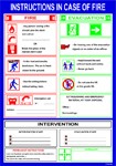 Consignes en cas d’incendie Anglais