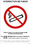 Interdiction de fumer